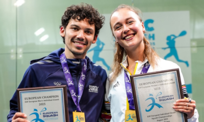 Squash Euro 2025 Victor Crouin champion d'Europe pour la troisième fois consécutive !