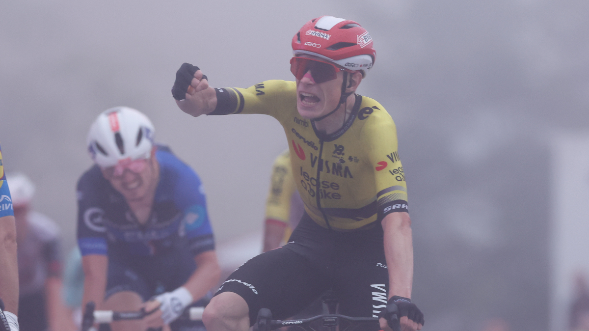 Tour d'Espagne 2025 Jonas Vingegaard rafle la deuxième étape et prend déjà le maillot rouge