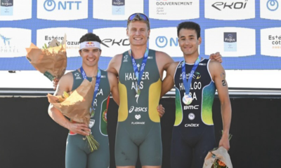 Triathlon WTCS Saint-Raphaël Matthew Hauser s'impose à nouveau, Dorian Coninx 4ème