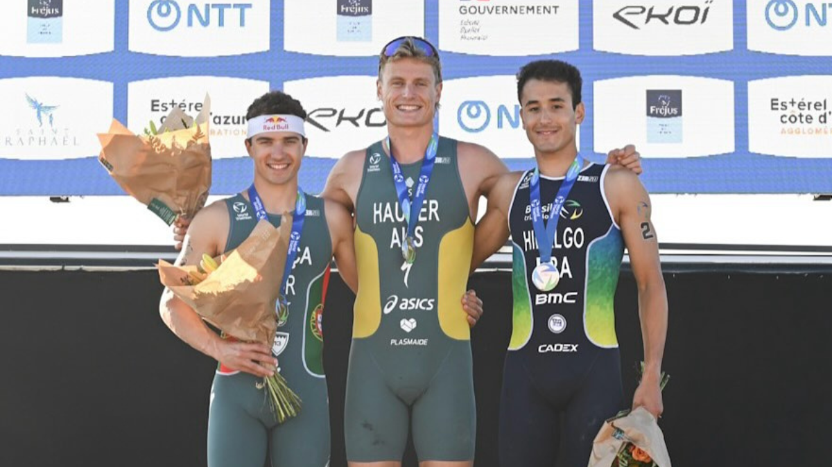 Triathlon WTCS Saint-Raphaël Matthew Hauser s'impose à nouveau, Dorian Coninx 4ème