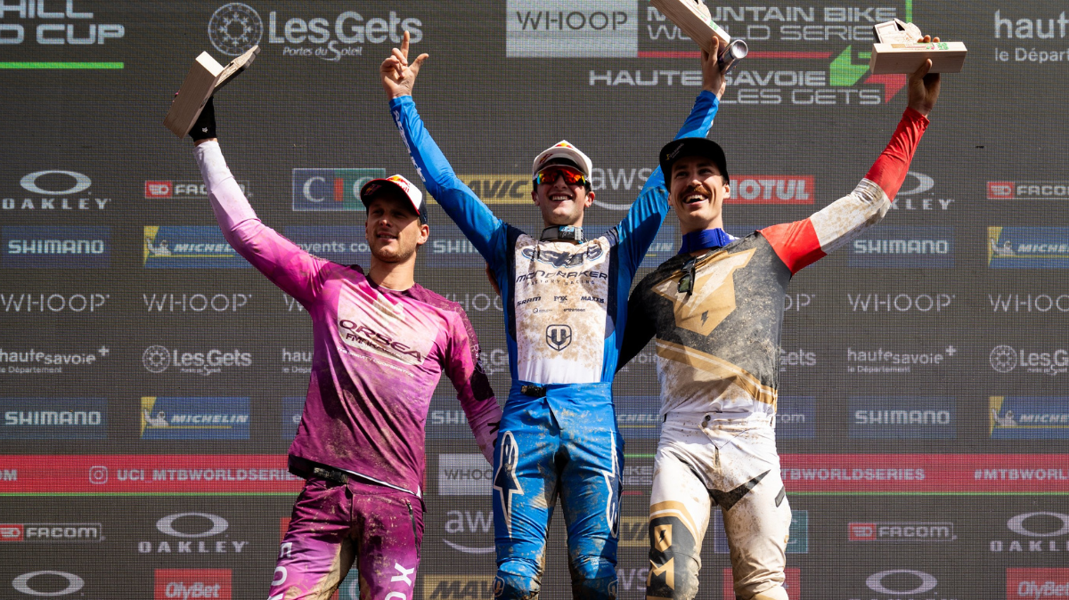 VTT Les Gets 2025 Ronan Dunne s'impose lors de la descente, les Français loin du compte