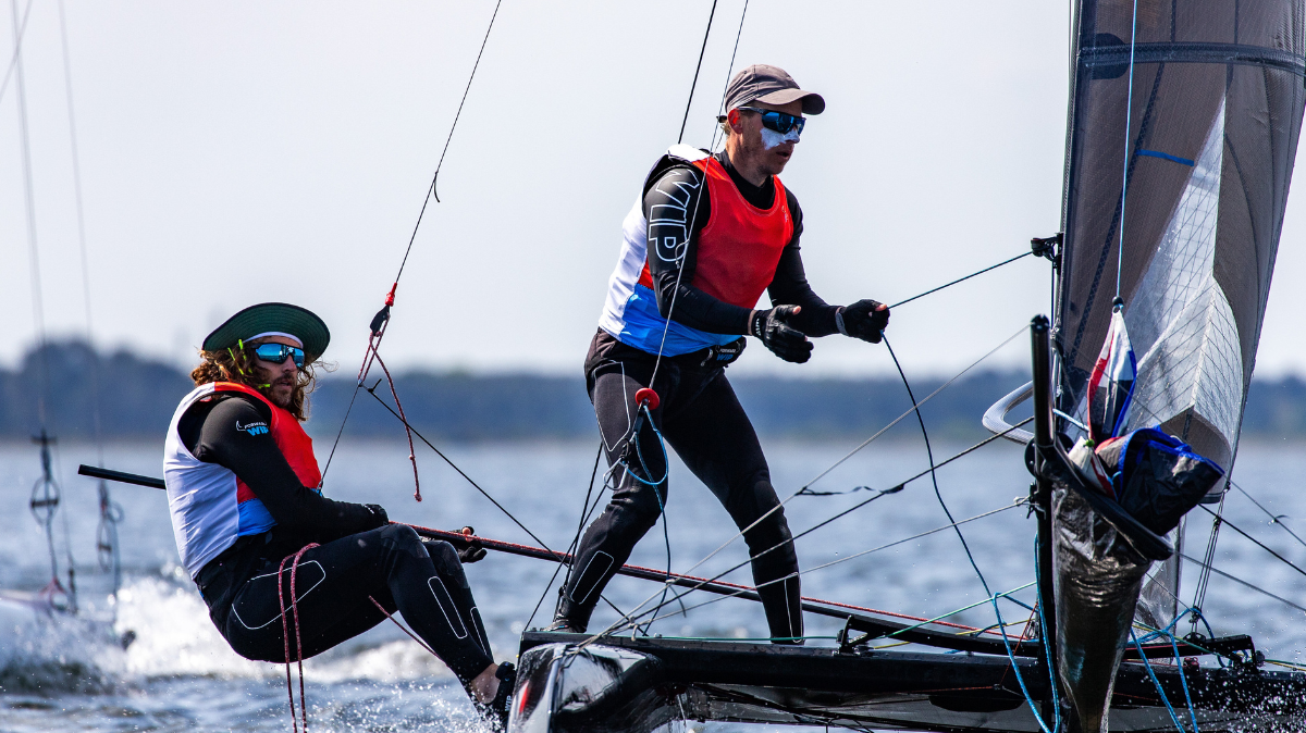 Voile Emmanuel Le Chapelier et Eric Le Bouedec enfin champions du monde de Formula 16