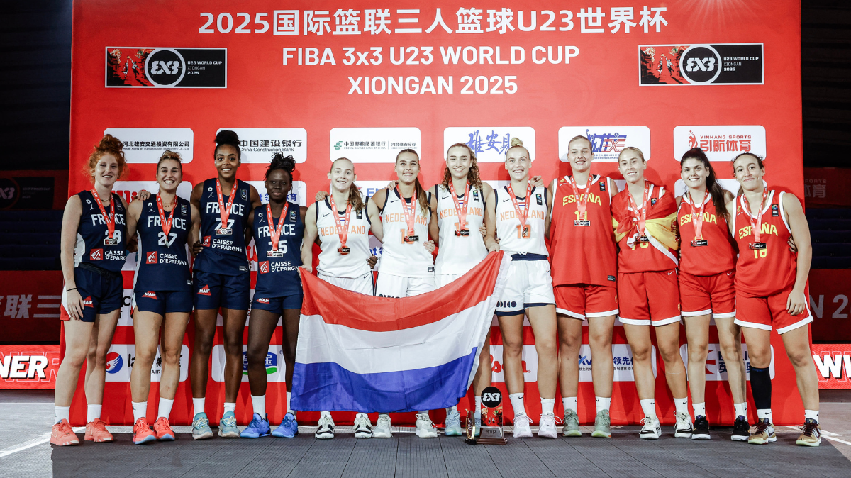 Basket 3x3 Coupe du monde U23 2025 (F) La France vice-championne du monde, battue par les Pays-Bas en finale
