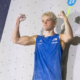 Escalade Mondiaux 2025 Mejdi Schalck médaillé d'argent sur le bloc, Sorato Anraku titré