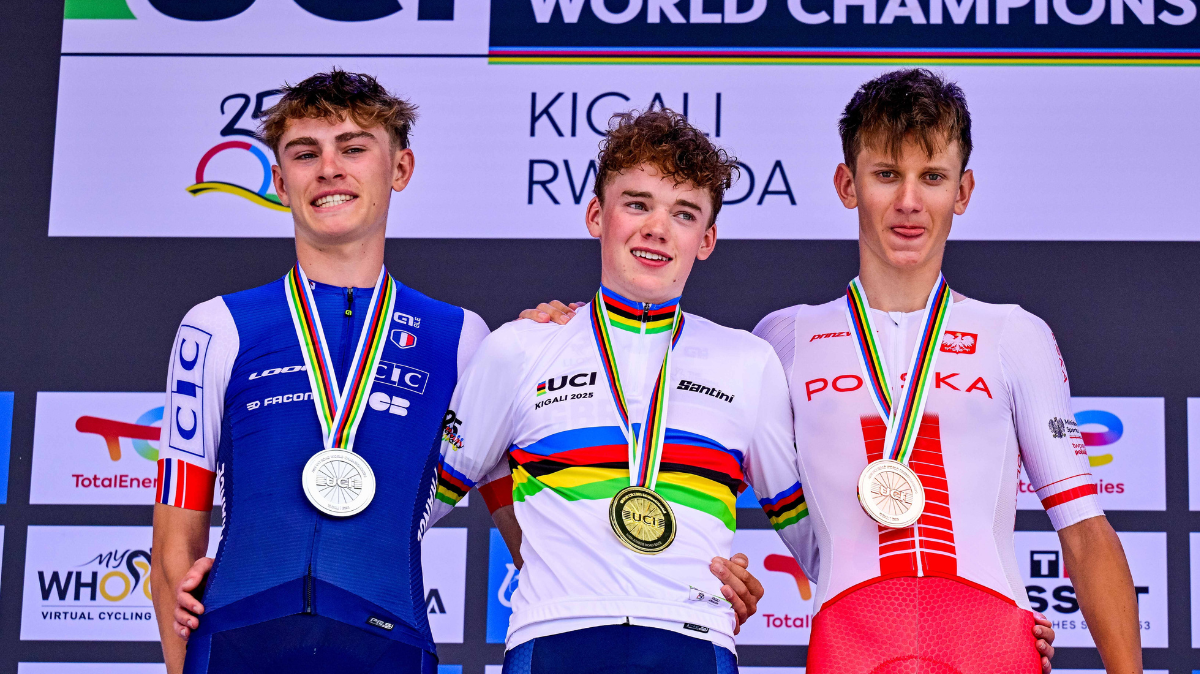 Johan Blanc vice-champion du monde sur la course en ligne juniors à Kigali, le Britannique Harry Hudson titré (1)
