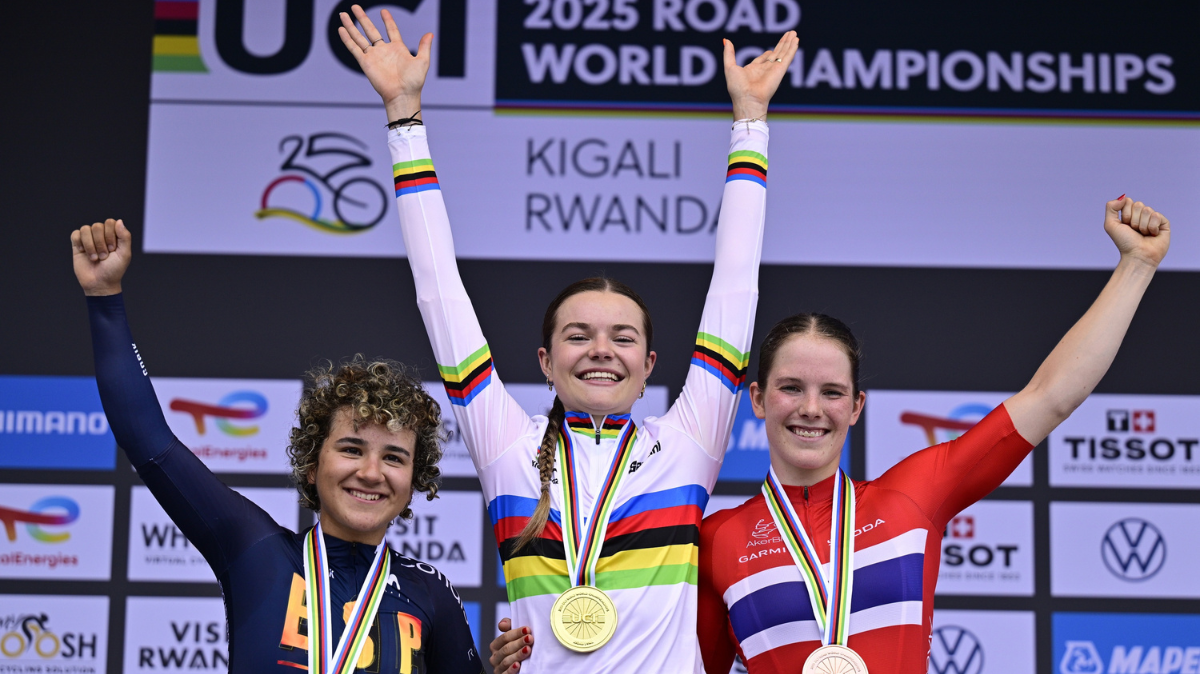 La Néerlandaise Megan Arens remporte le contre-la-montre juniors des championnats du monde 2025 à Kigali (1)