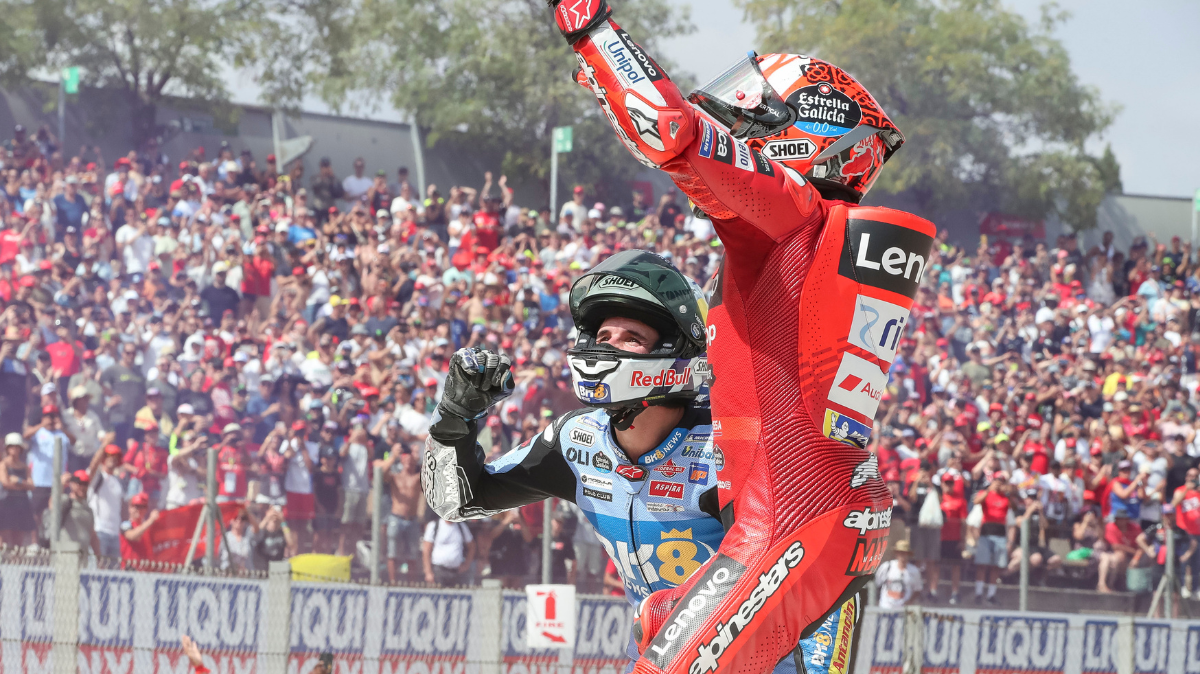 MotoGP Catalogne 2025 Alex Marquez résiste à son frère et remporte le Grand Prix (1)