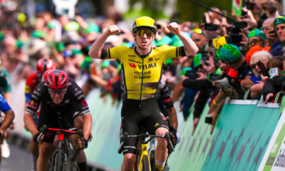 Tour de Grande-Bretagne 2025 Lancé sur un plateau par Olav Kooij, Matthew Brennan remporte la 3ème étape (1)