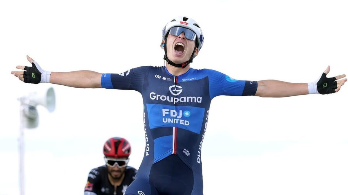Tour de Grande-Bretagne 2025 Romain Grégoire s'impose en puncheur sur la 4ème étape et prend la tête du général !