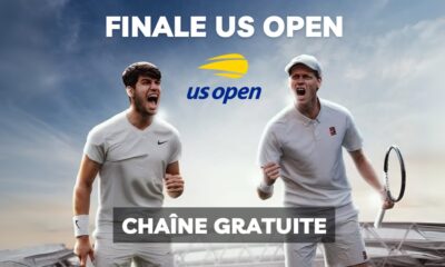 Chaîne TV gratuite où regarder Sinner Alcaraz en streaming (Finale US Open)