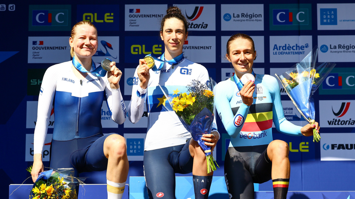 Championnats d'Europe 2025 Federica Venturelli remporte le contre-la-montre chez les espoirs (1)