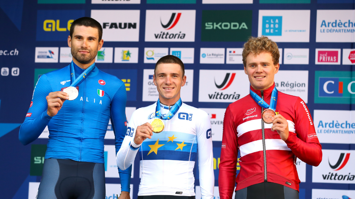 Championnats d’Europe 2025 Remco Evenepoel démolit encore tout le monde sur le contre-la-montre élites hommes
