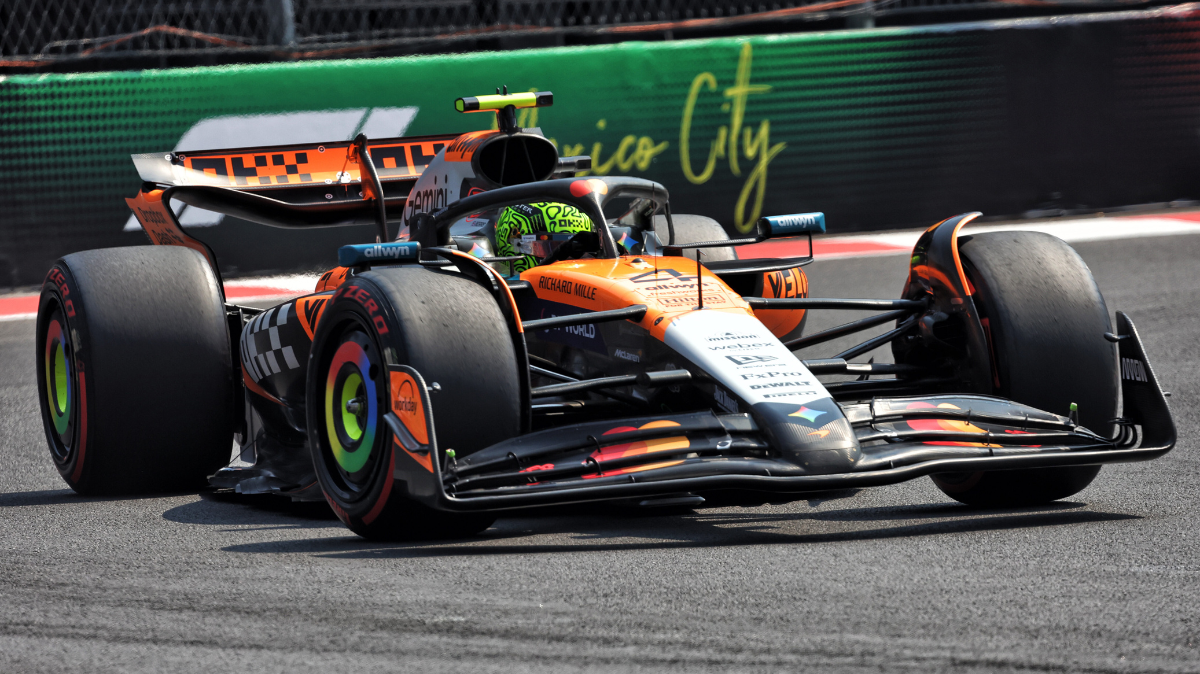 F1 GP du Mexique 2025 Lando Norris réalise facilement la pole position devant les Ferrari
