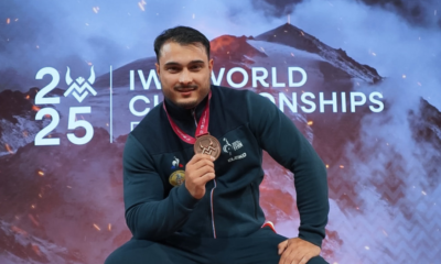 Haltérophilie Romain Imadouchène s'offre une troisième médaille mondiale
