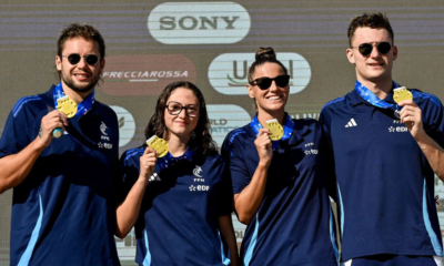 Natation en eau libre Golfo Aranci Le relais mixte français s'offre une belle victoire