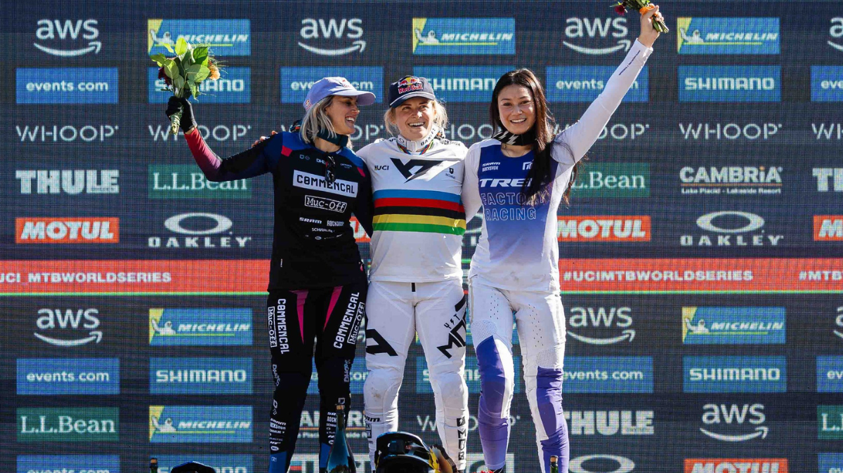 VTT Descente Myriam Nicole deuxième à Lake Placid, la victoire et le général pour Valentina Höll