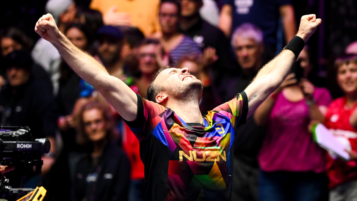 WTT Champions Montpellier 2025 Simon Gauzy fait tomber le tenant du titre Félix Lebrun