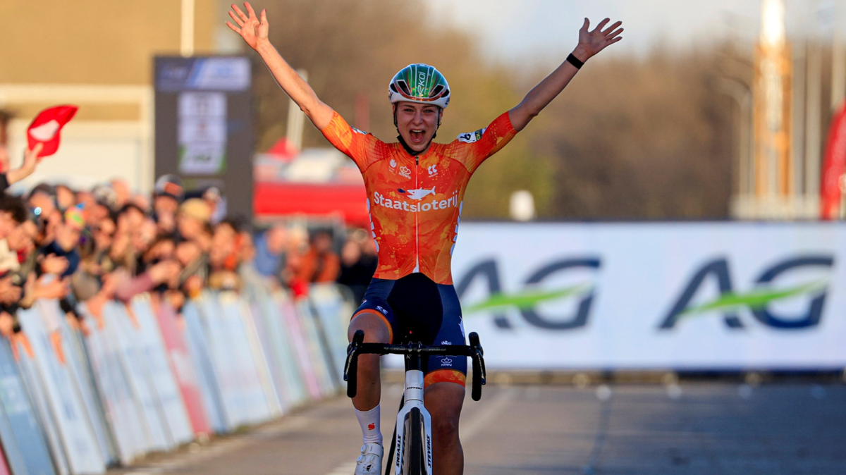 Championnats d'Europe de cyclo-cross 2025 Inge van der Heijden en or sur la course élites femmes