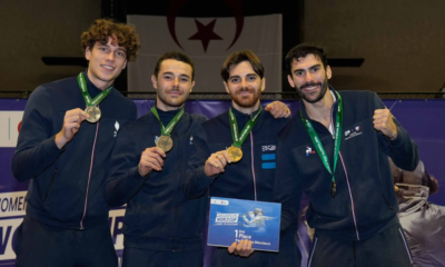 Coupe du monde d'escrime 20252026 Les Bleus du sabre raflent l'or par équipes à Alger
