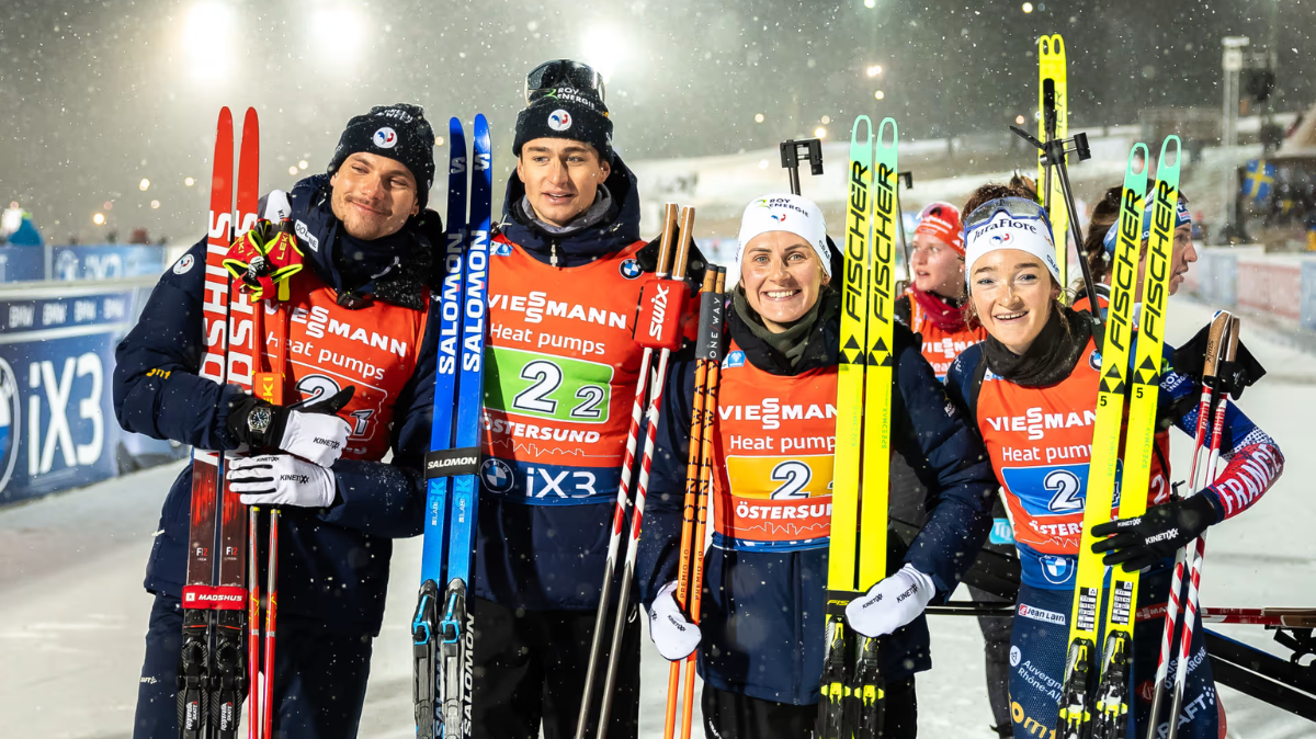 La France impressionne à Ostersund, avec un nouveau succès sur le relais mixte (1)
