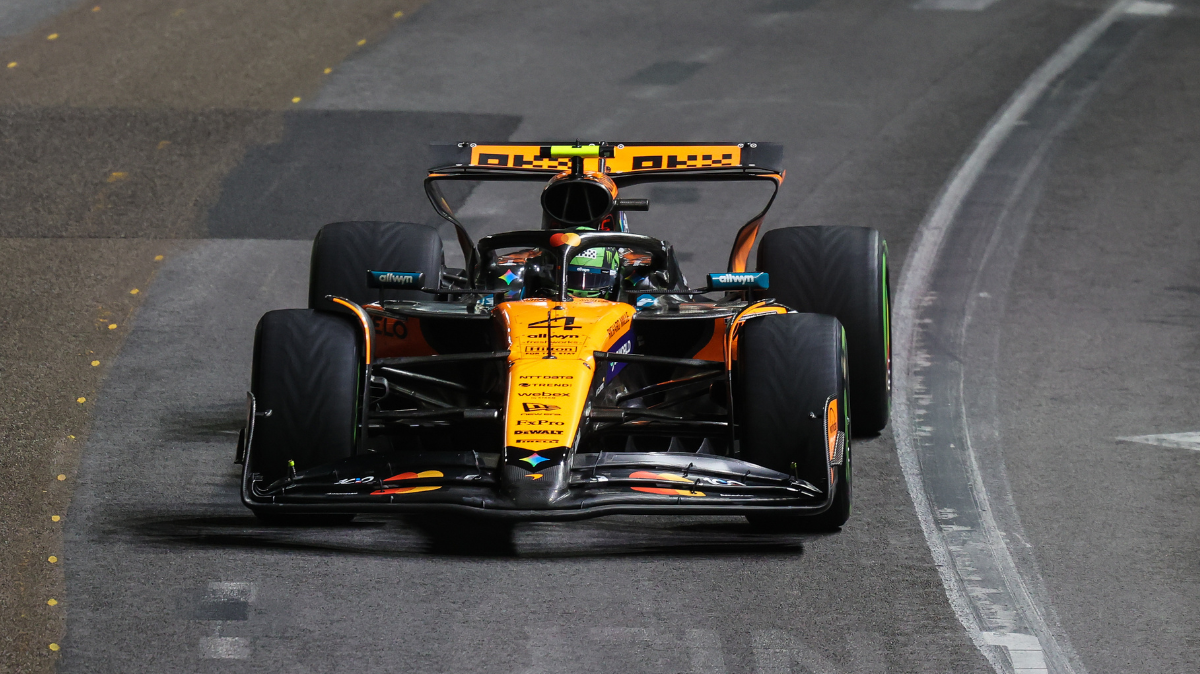 Lando Norris chante sous la pluie la pole position pour le Britannique à Las Vegas