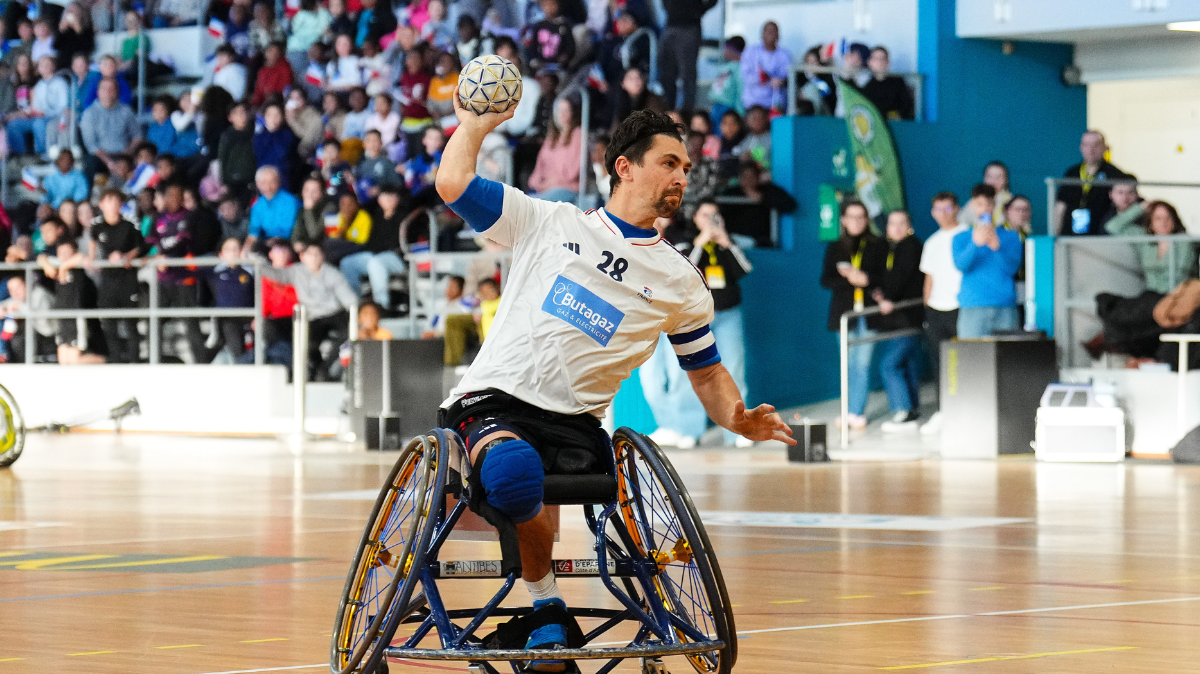 L'équipe de France de handball fauteuil entame l'Euro par une victoire à l'arraché contre l'Espagne