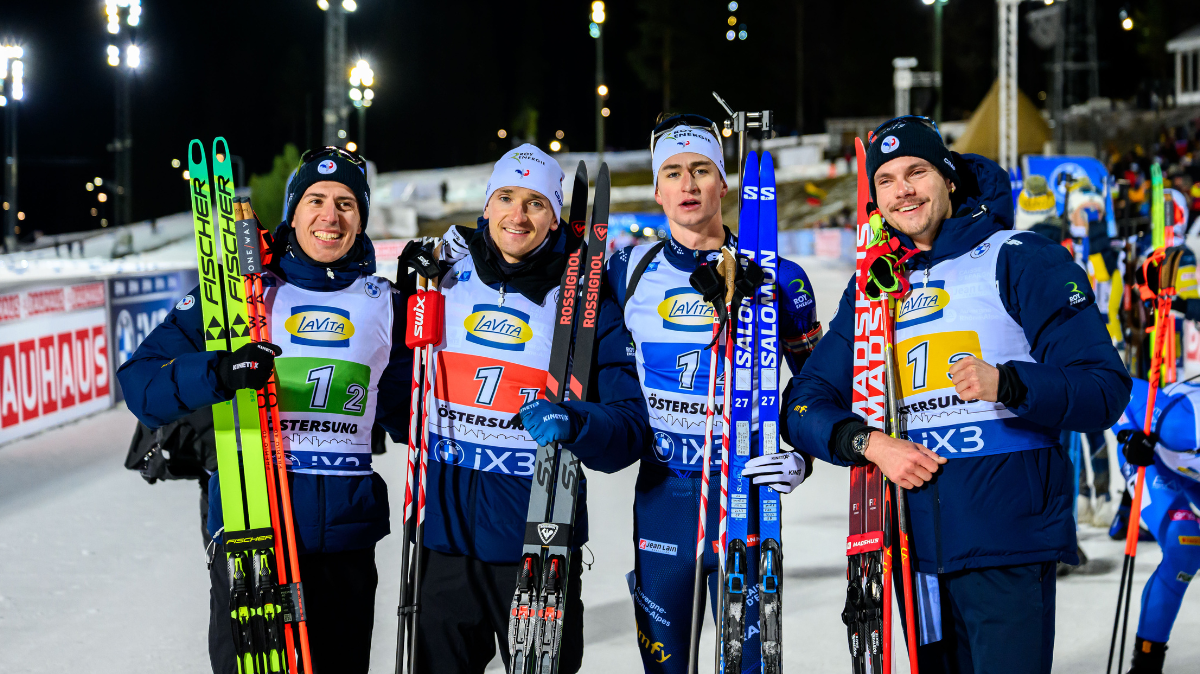 Les Bleus deuxièmes du relais masculin d'Ostersund derrière la Norvège (1)