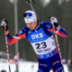 Mass start hommes Geilo 2025 Doublé français, Éric Perrot en démonstration devant Émilien Jacquelin
