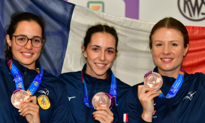 Mondiaux tir sportif 2025 Les Bleues du pistolet 25 mètres précision en bronze par équipes