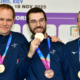 Mondiaux tir sportif 2025 Les Bleus sacrés en pistolet 25m percussion centrale par équipes