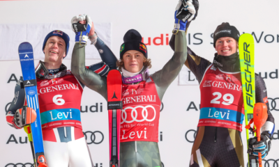 Slalom hommes Levi 2025 Clément Noël deuxième derrière Lucas Pinheiro Braathen (1)