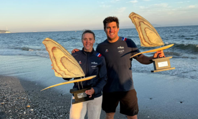 Windsurf : Justine Lemeteyer championne du monde de slalom foil, Pierre Mortefon en argent