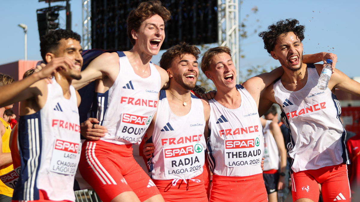 Aurélien Radja et Pierre Boudy sur le podium, les U23 hommes en argent aux Championnats d'Europe de cross-country 2025