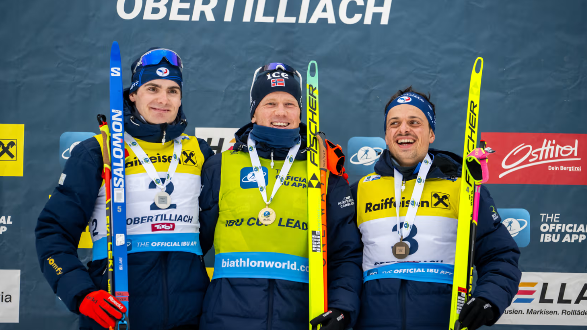 Encore le podium pour Valentin Lejeune et Oscar Lombardot en IBU Cup à Obertilliach