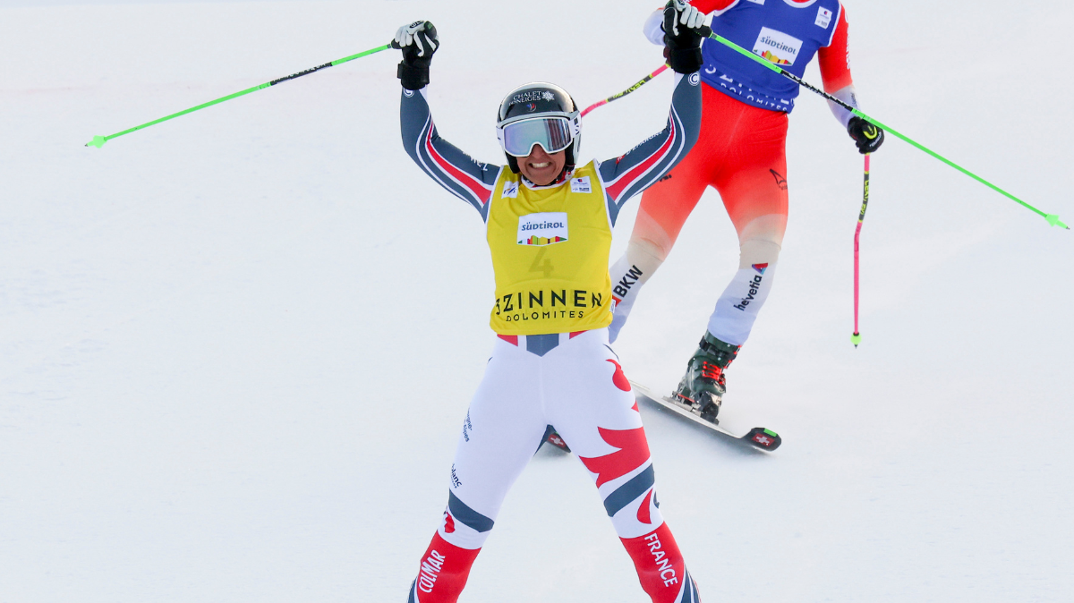 Incroyable Marielle Berger Sabbatel la Française terrasse toutes les favorites en skicross à Innichen !
