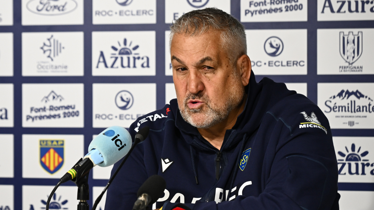 « Je ne suis pas inquiet pour la suite » Christophe Urios s'efforce de garder le cap après la défaite de Clermont à Perpignan