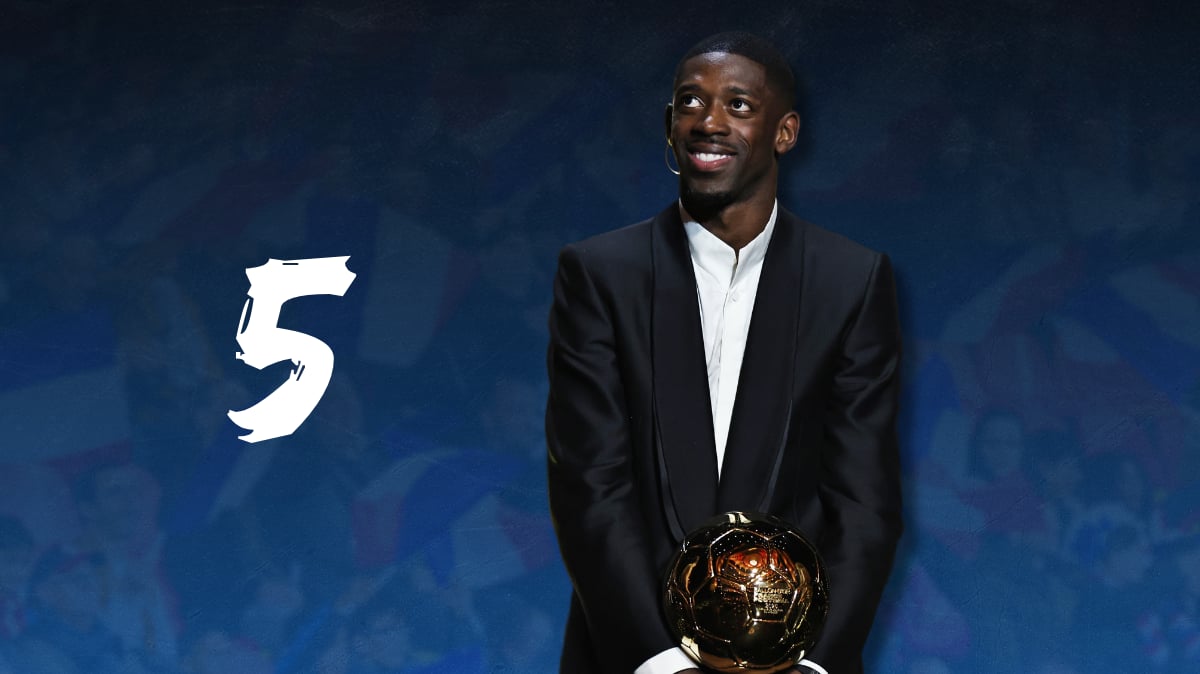 Le glouton Ousmane Dembélé, 5ème de notre classement du Champion des Champions français 2025