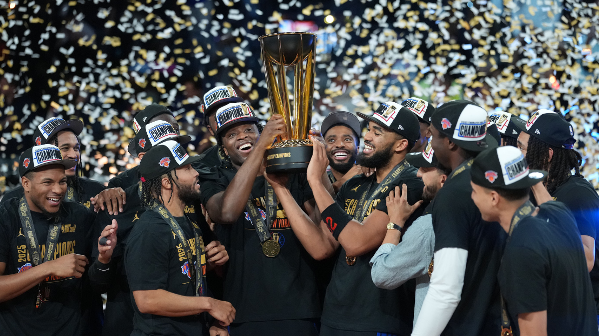 Le résumé vidéo de la victoire des New York Knicks sur les San Antonio Spurs en finale de NBA Cup