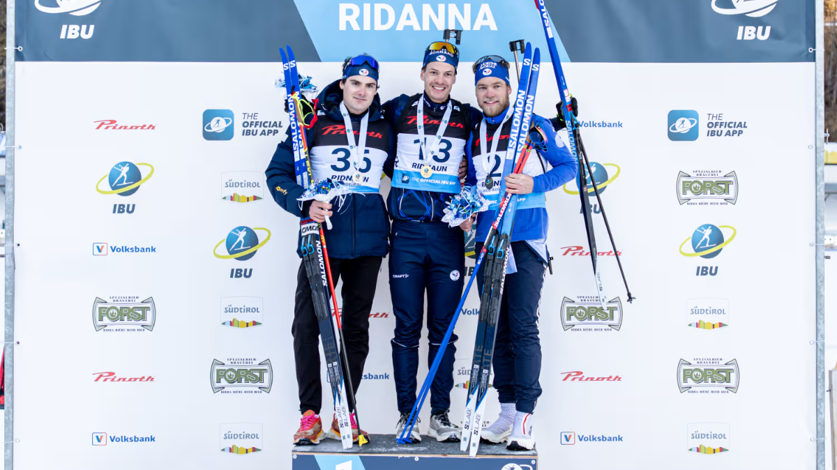 Les Bleus en feu en IBU Cup Damien Levet mène un incroyable quadruplé tricolore à Ridnaun-Val Ridanna !