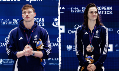 Les Bleus ouvrent leur compteur aux championnats d'Europe en petit bassin Maxime Grousset et Béryl Gastaldello en bronze