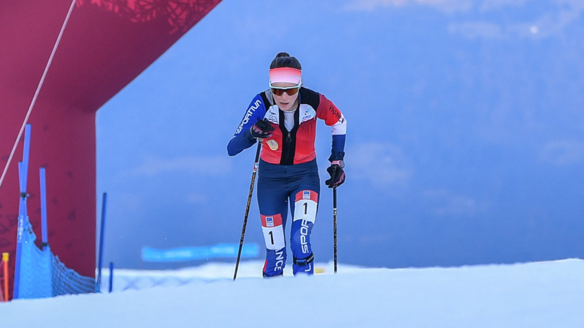 Les spécialistes de la vertical race Axelle Gachet-Mollaret et Samuel Equy sacrés champions de France