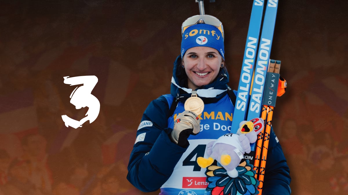 L'étonnante Julia Simon, 3ème de notre classement de la Championne des Championnes françaises 2025