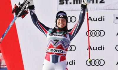 Romane Miradoli s'offre un superbe podium en Super-G à Saint-Moritz, Alice Robinson domine les favorites