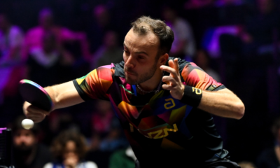 Simon Gauzy tombe les armes à la main contre Tomokazu Harimoto aux WTT Finals