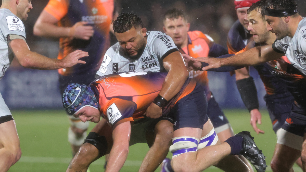 Sous la pluie, Toulon débute la Champions Cup par une défaite à Édimbourg