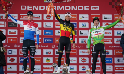 Thibau Nys au finish le Belge remporte une course folle à Dendermonde
