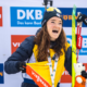 Victoire sur la poursuite et dossard jaune Lou Jeanmonnot en démonstration au Grand-Bornand !
