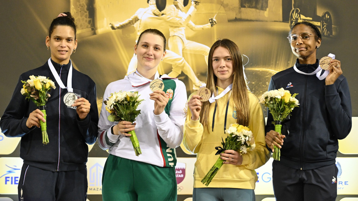 Alexandra Louis Marie et Marie-Florence Candassamy s'offrent un podium en Grand Prix d'escrime à Doha