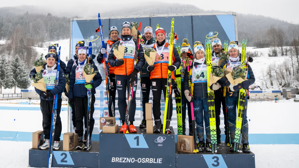 Au combat, la France arrache une 2ème place sur le relais mixte de Brezno-Osrblie en IBU Cup