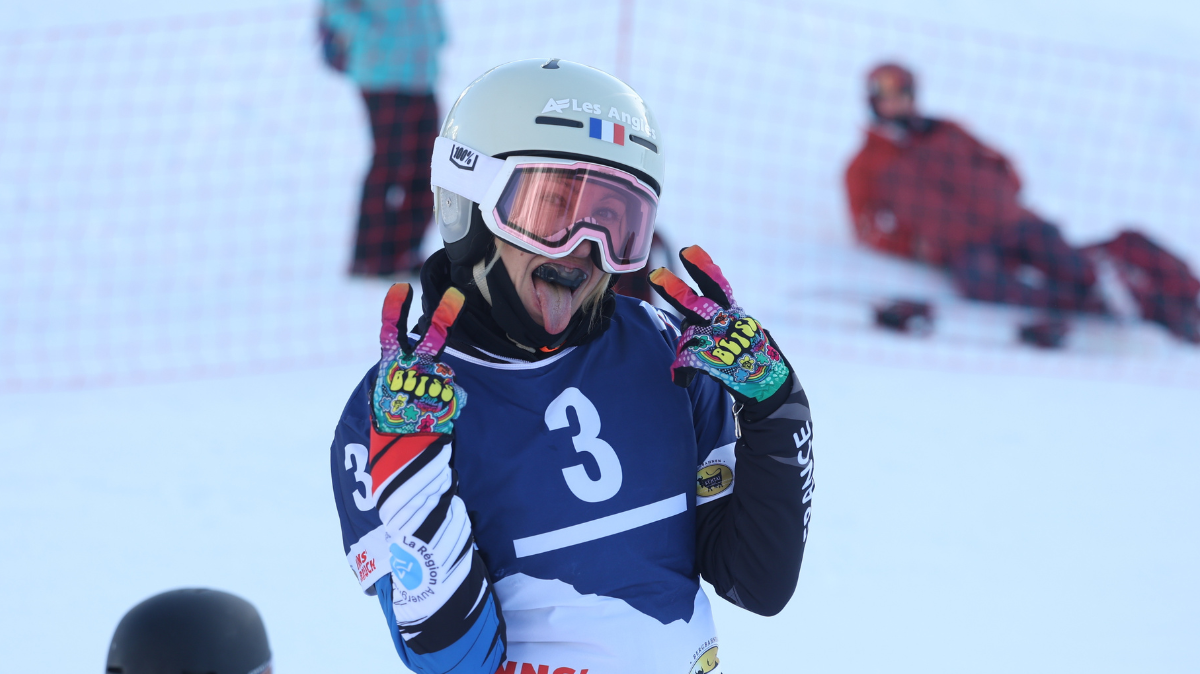Cécile Hernandez renoue avec la victoire sur le slalom de Kühtai